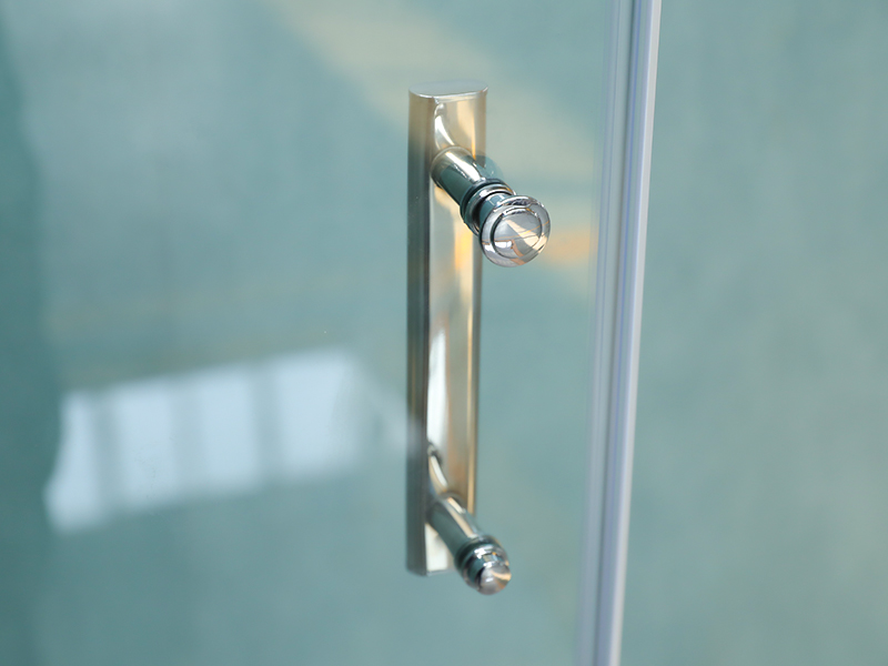 LA Hög duschkabin med dubbla hål handtag, med bricka LA Hög duschkabin med dubbla hål handtag, med bricka