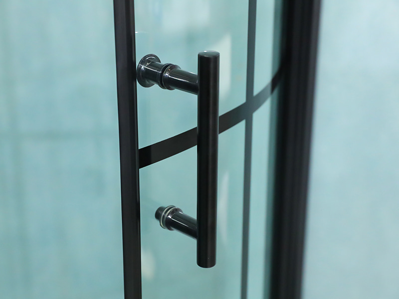 SE-bågform av härdat glas Badrum Dubbel skjutbar duschvägg SE-bågform av härdat glas Badrum Dubbel skjutbar duschvägg