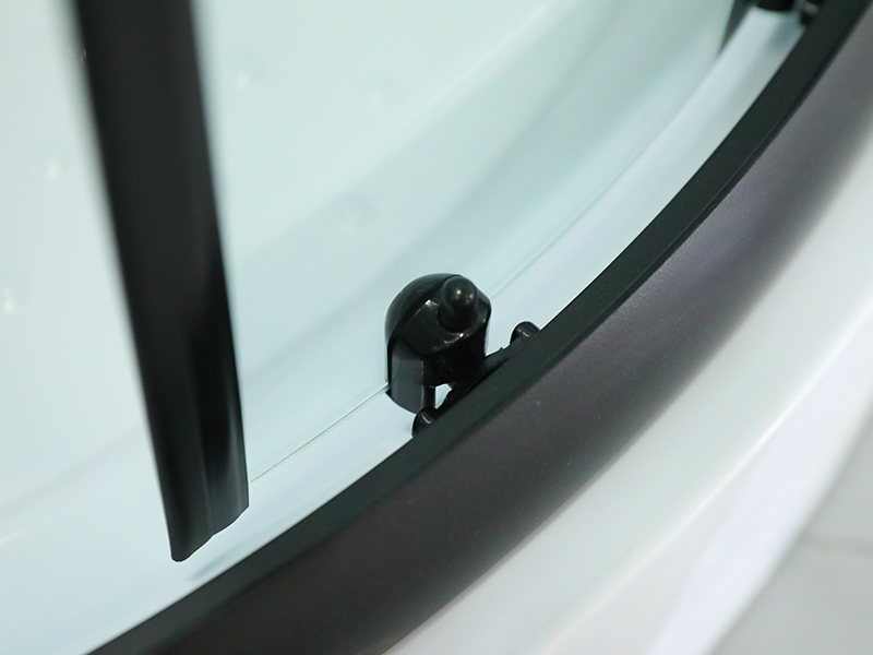 SE-bågform av härdat glas Badrum Dubbel skjutbar duschvägg SE-bågform av härdat glas Badrum Dubbel skjutbar duschvägg