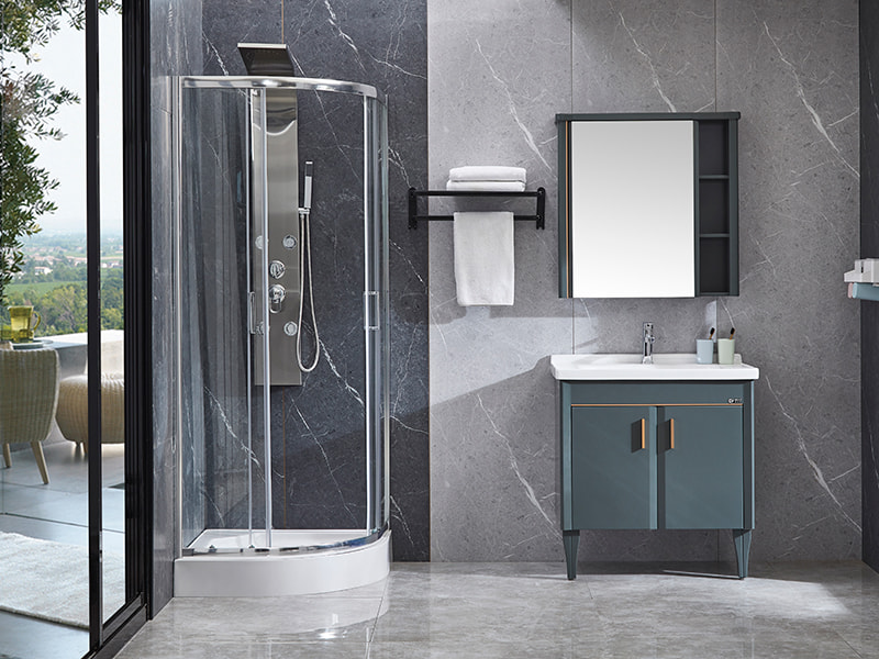 SE Krom aluminiumprofil skjutbara duschkabin för badrum SE Krom aluminiumprofil skjutbara duschkabin för badrum