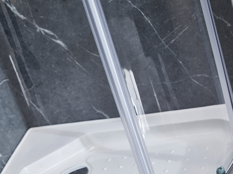 SE Krom aluminiumprofil skjutbara duschkabin för badrum SE Krom aluminiumprofil skjutbara duschkabin för badrum