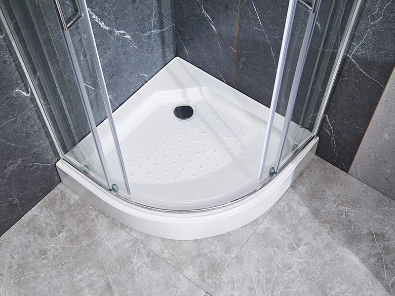 SE Krom aluminiumprofil skjutbara duschkabin för badrum SE Krom aluminiumprofil skjutbara duschkabin för badrum