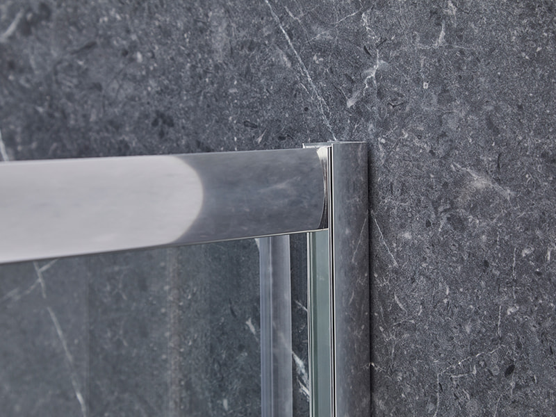 SE Krom aluminiumprofil skjutbara duschkabin för badrum SE Krom aluminiumprofil skjutbara duschkabin för badrum